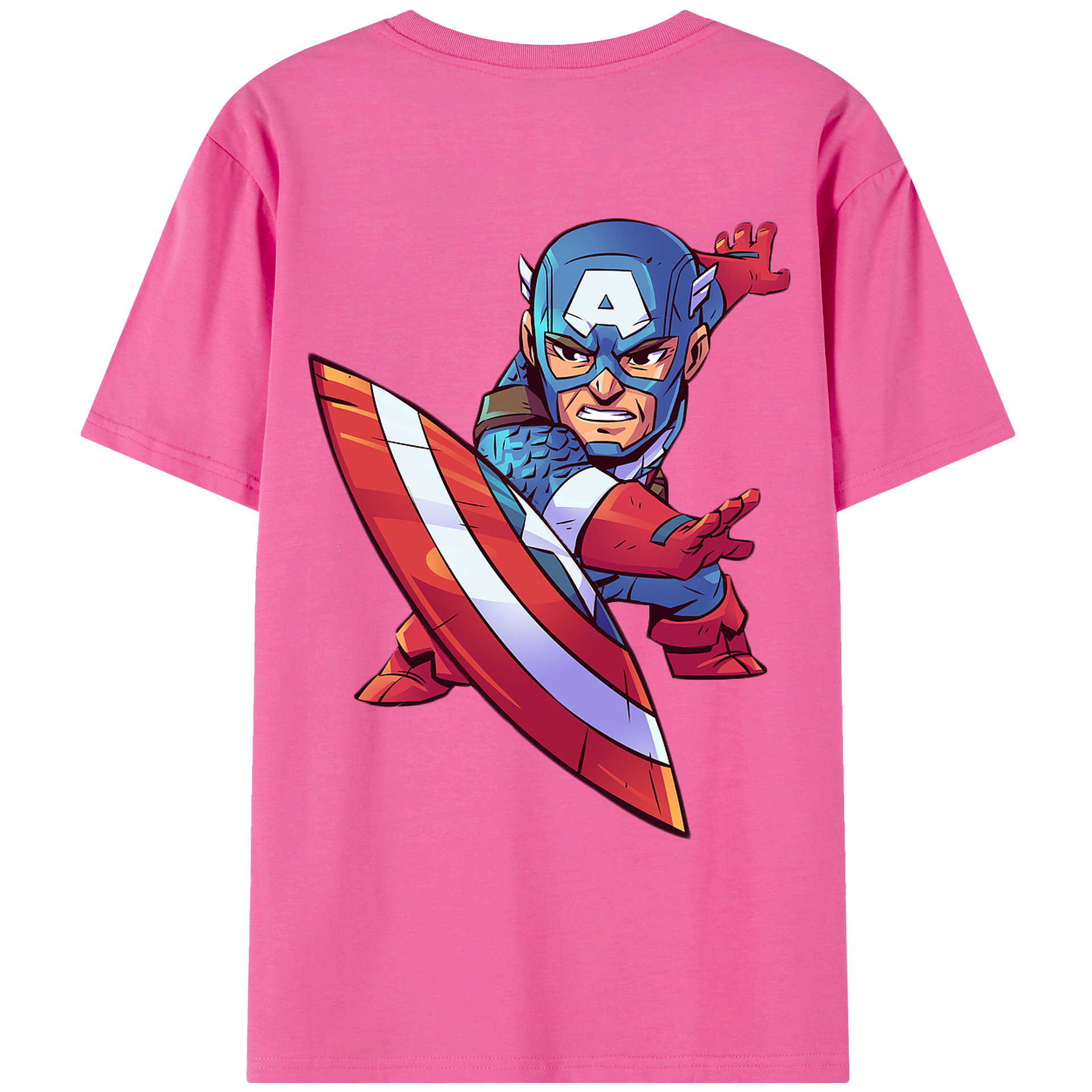 （画像用） アベンジャーズ The Avengers レディース半袖Tシャツ(バックプリント)